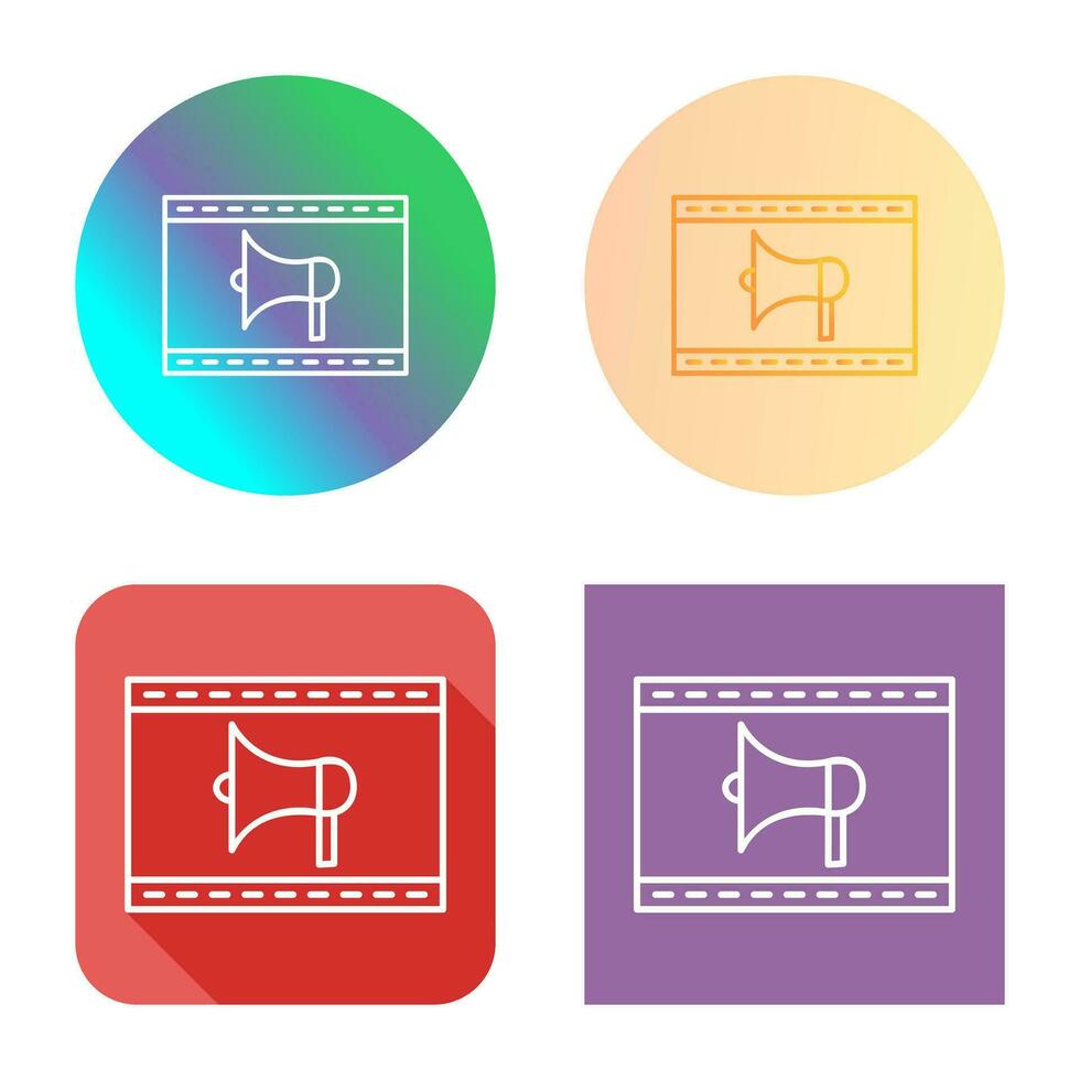 Unique Internet Ads Vector Icon