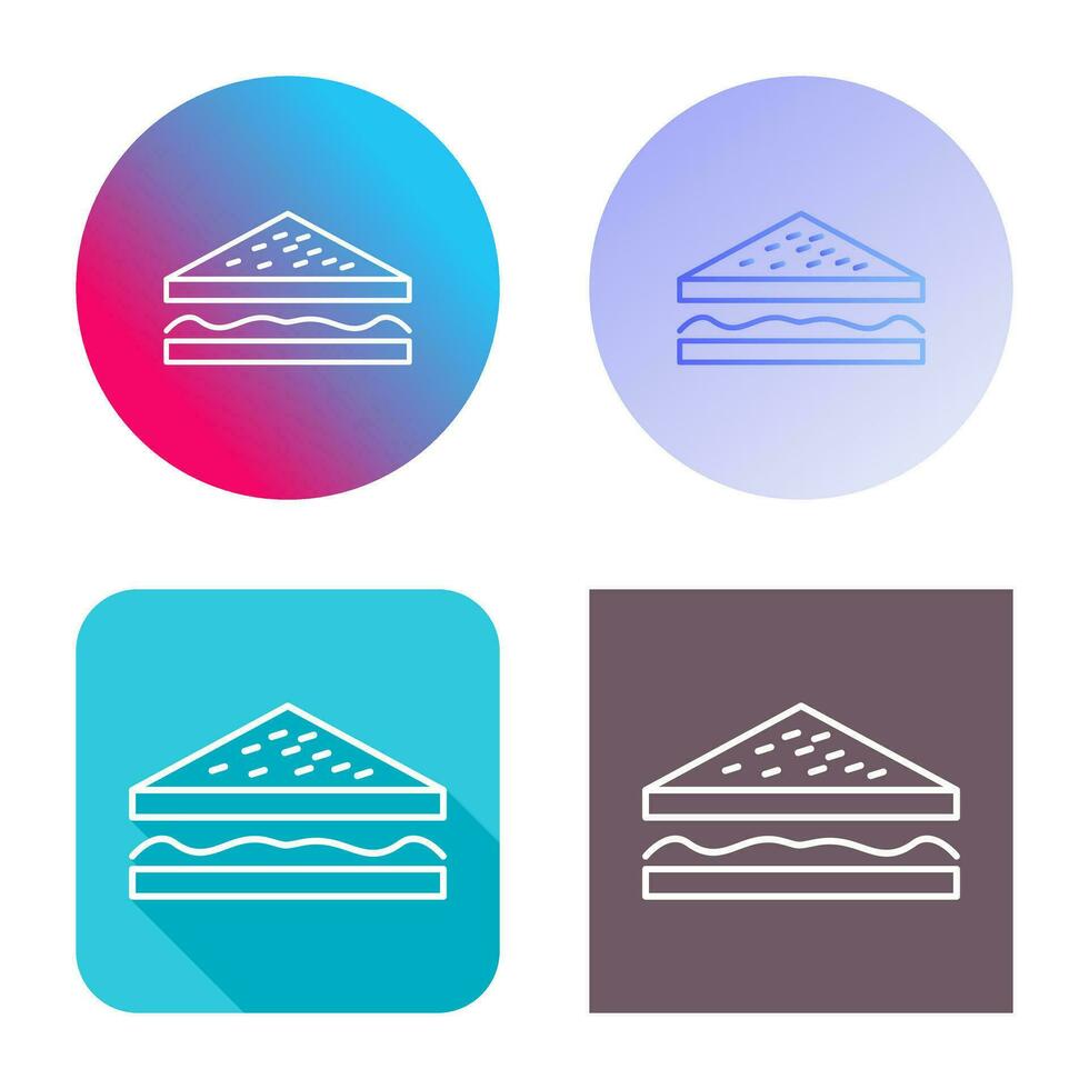 Unique Sandwich Vector Icon