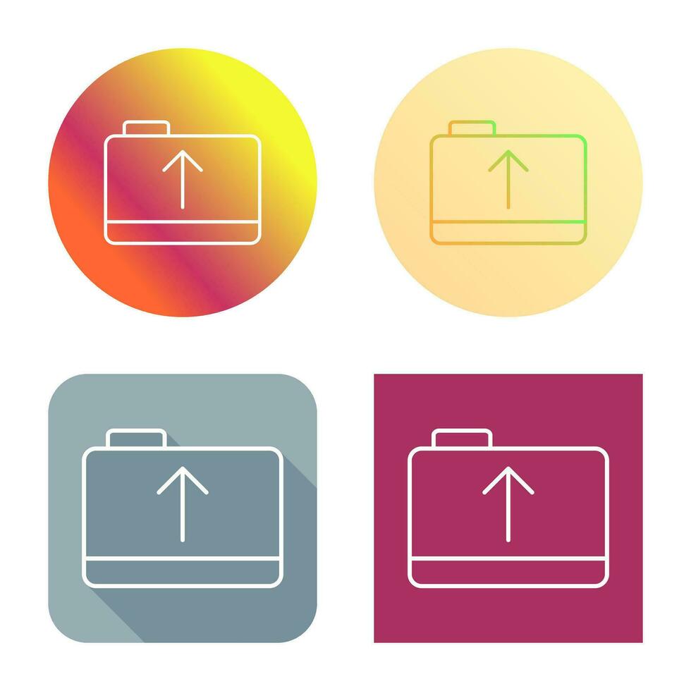 Unique Folder Vector Icon