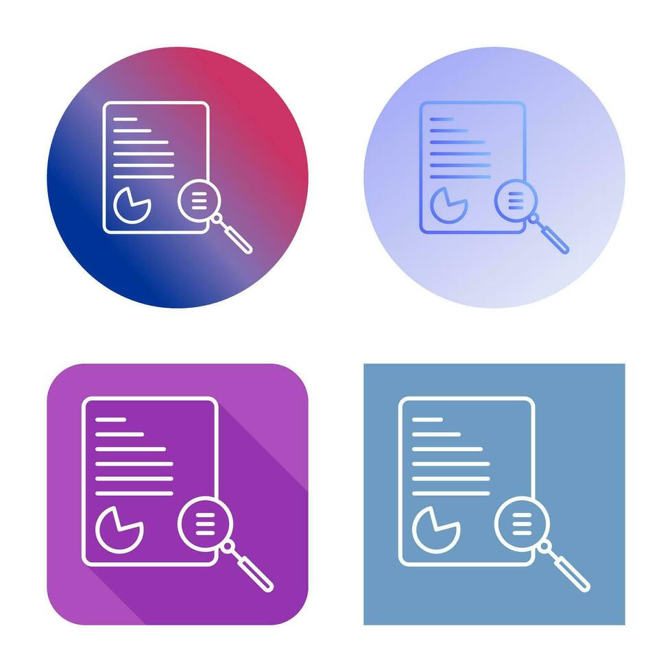 Unique Case Study Vector Icon