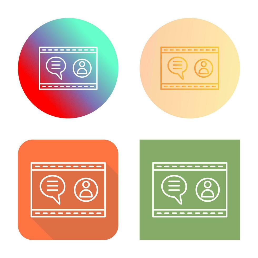 Unique Web Support Vector Icon