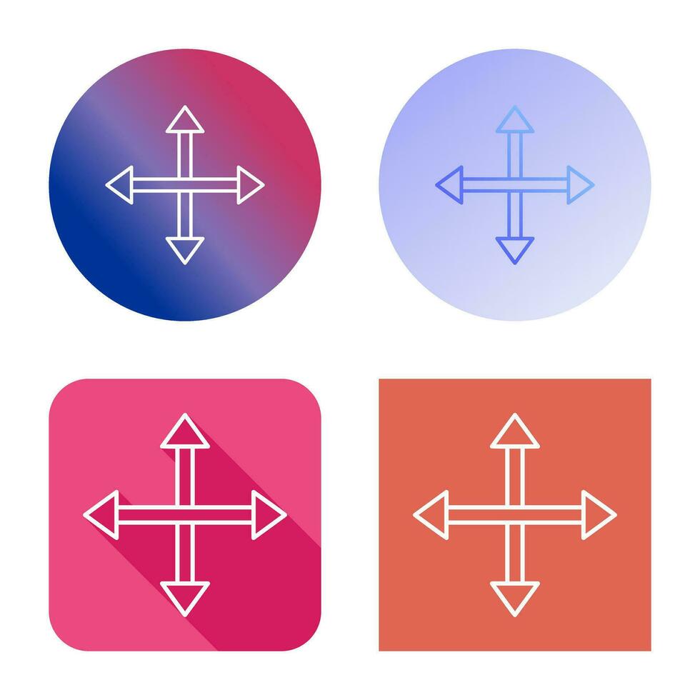 Unique Move Vector Icon