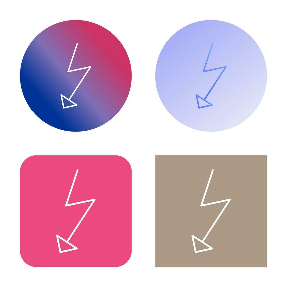 Unique Flash Vector Icon