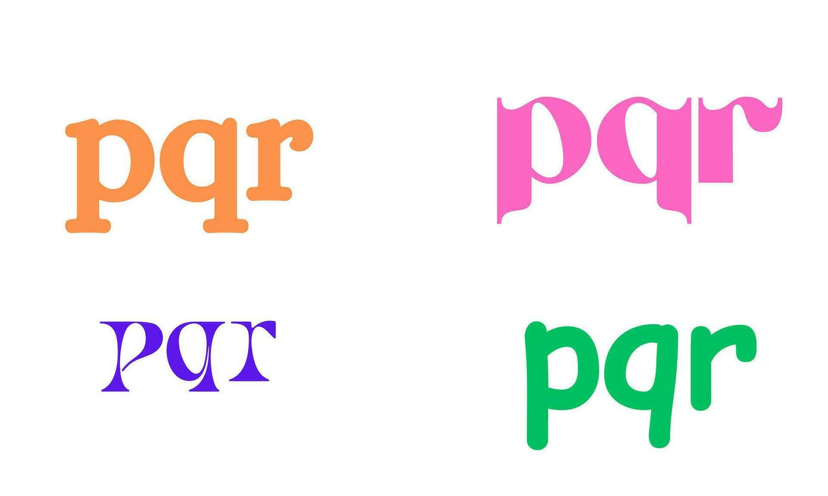 Colorful character of alphabet letter font logo. D E F alphabet logo. Alphabet letters creative fonts monogram logo. Font logo. Alphabet. text effect. 3d alphabet logo. small hand letter font design. vector
