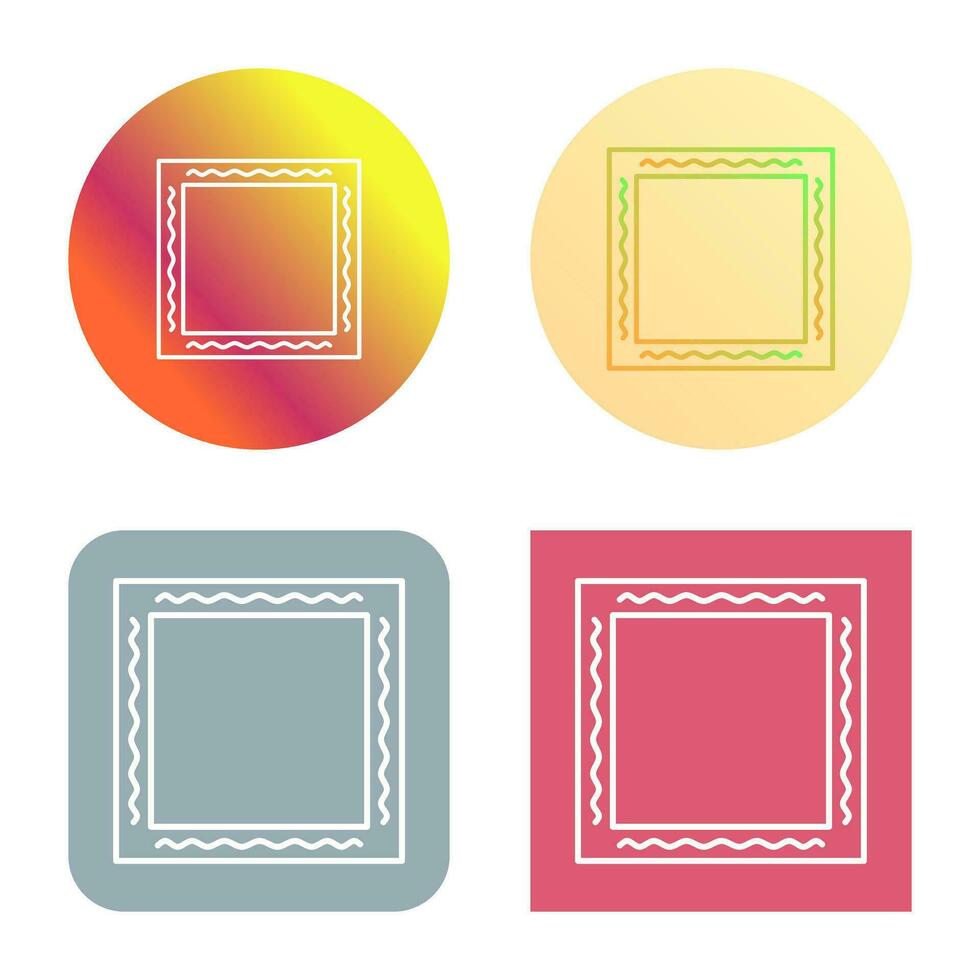 Unique Frame Vector Icon