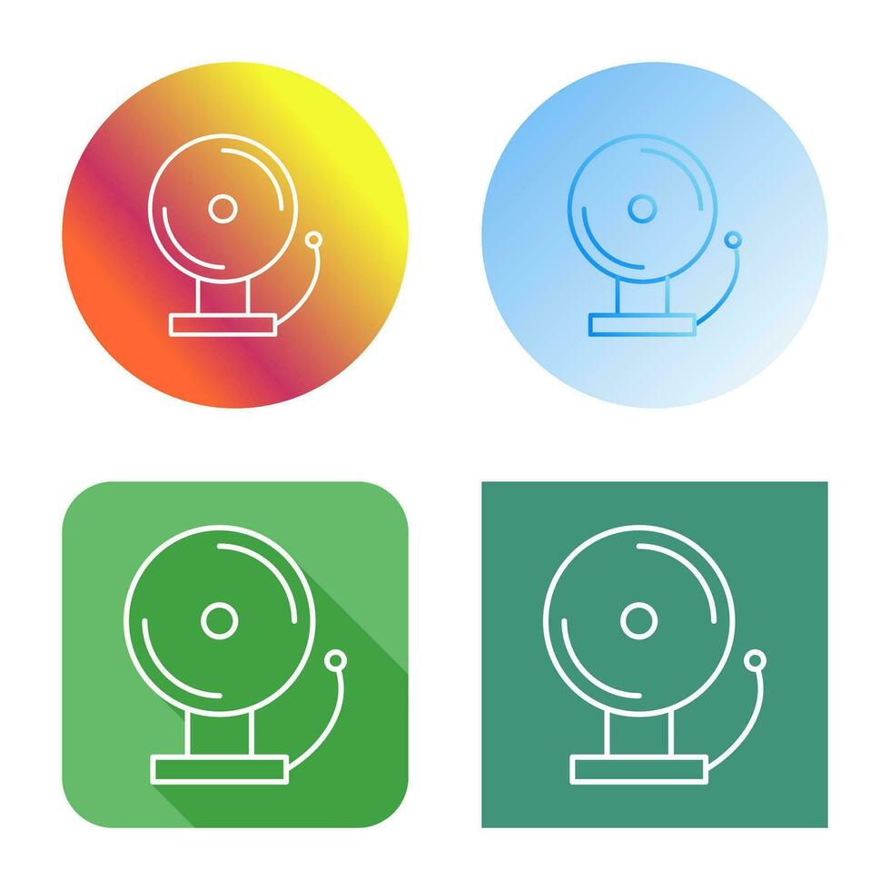 Unique Fire Alarm Vector Icon