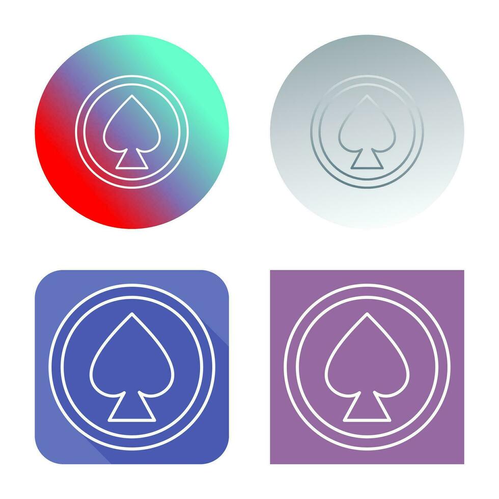 Unique Spade Vector Icon