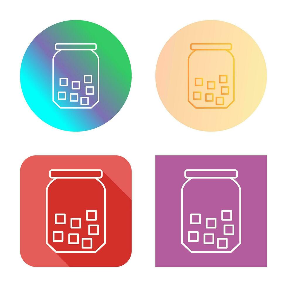 Sugar Bottle Vector Icon