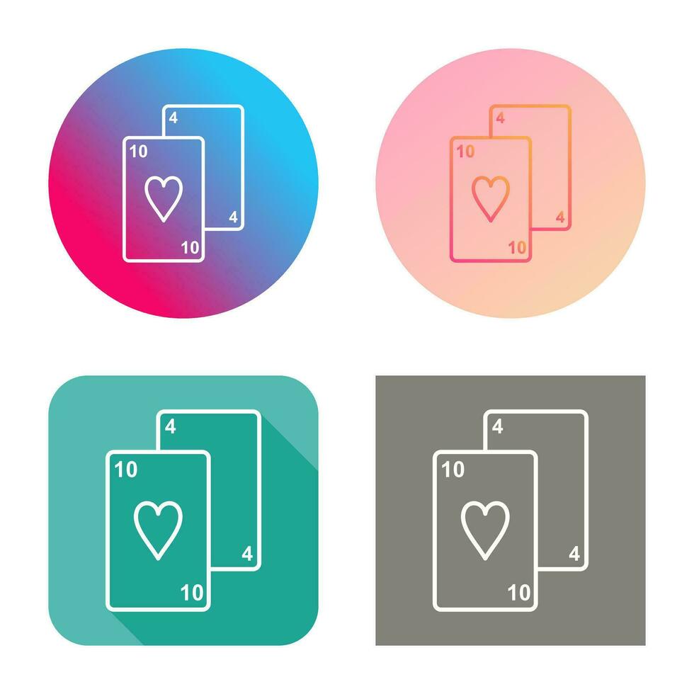 Playing Cards Vector Icon