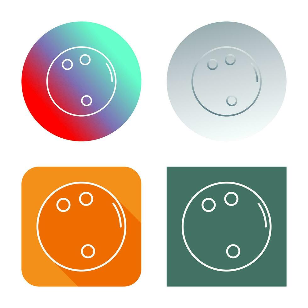 Bowling Ball Vector Icon