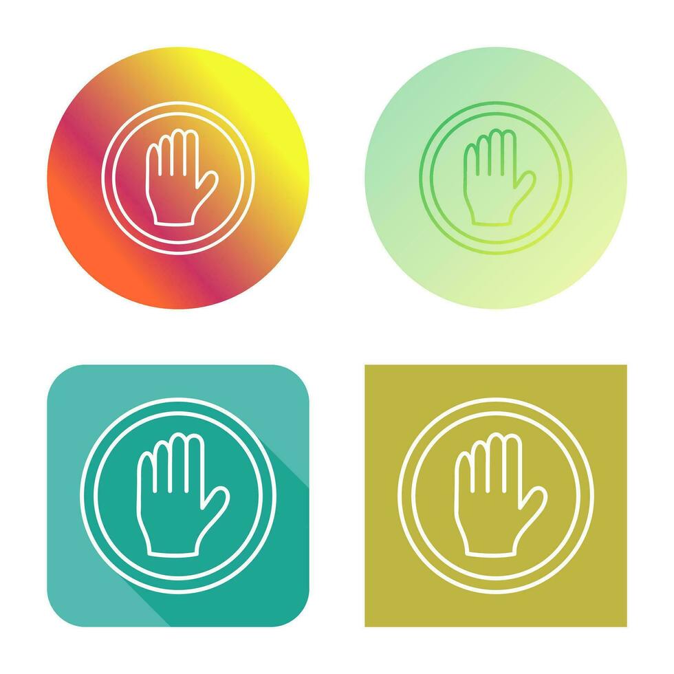Halt Vector Icon