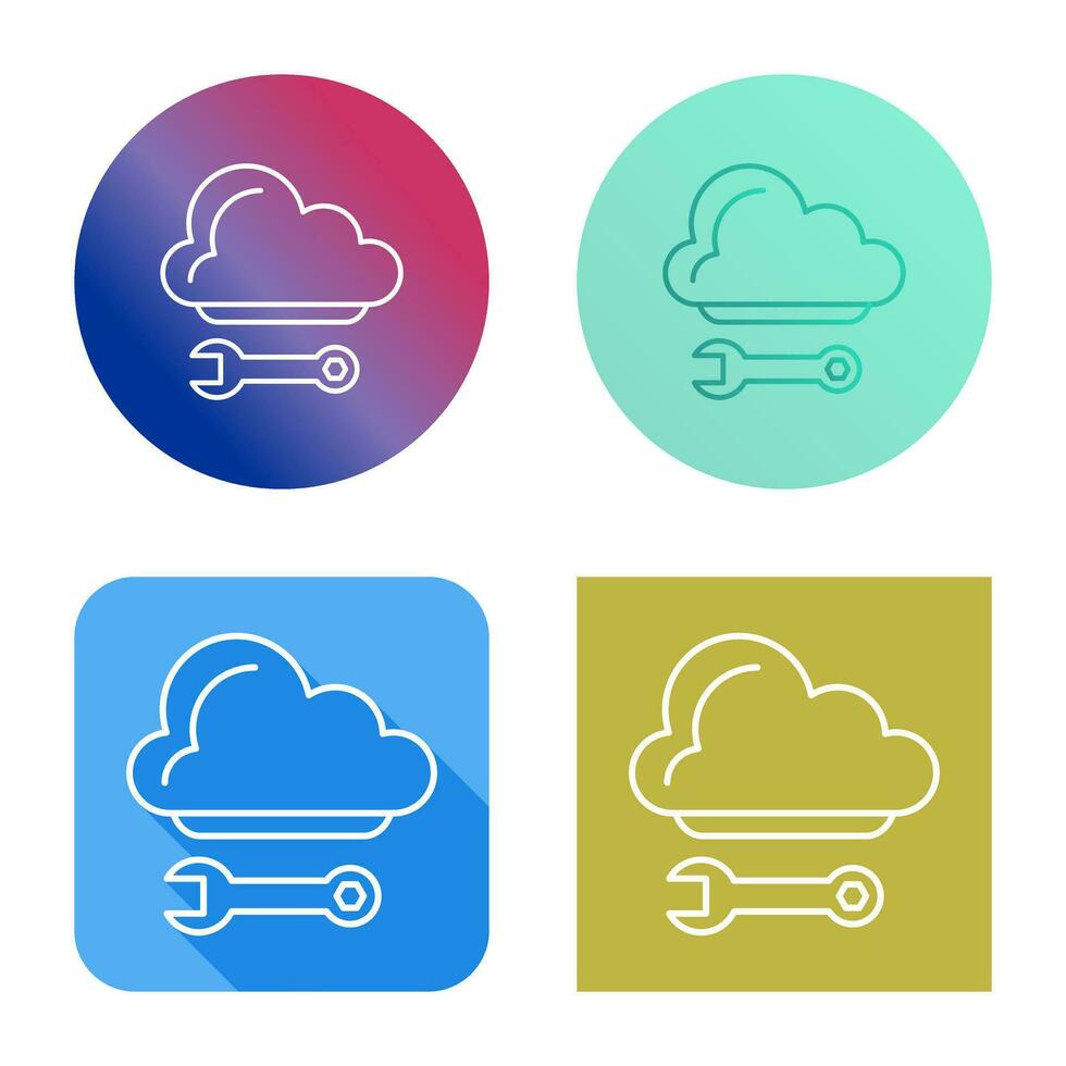 Cloud Computing Vector Icon