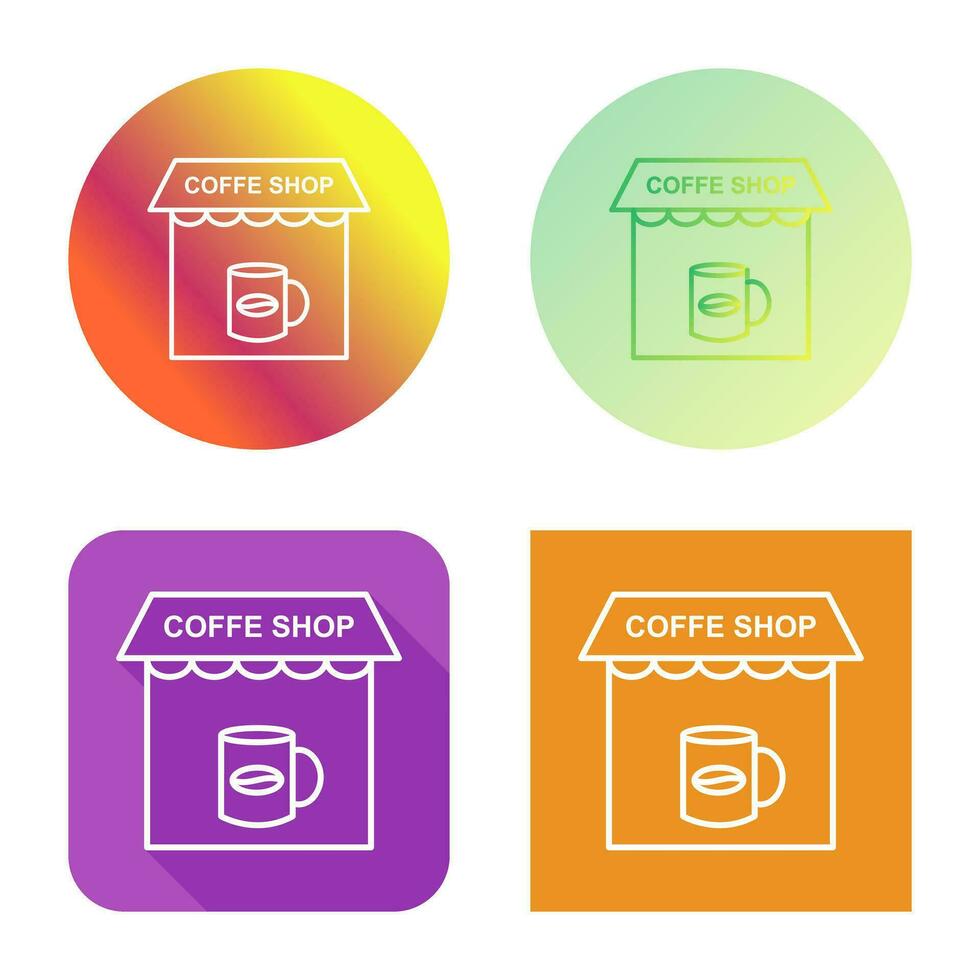 Coffee Shop Vector Icon