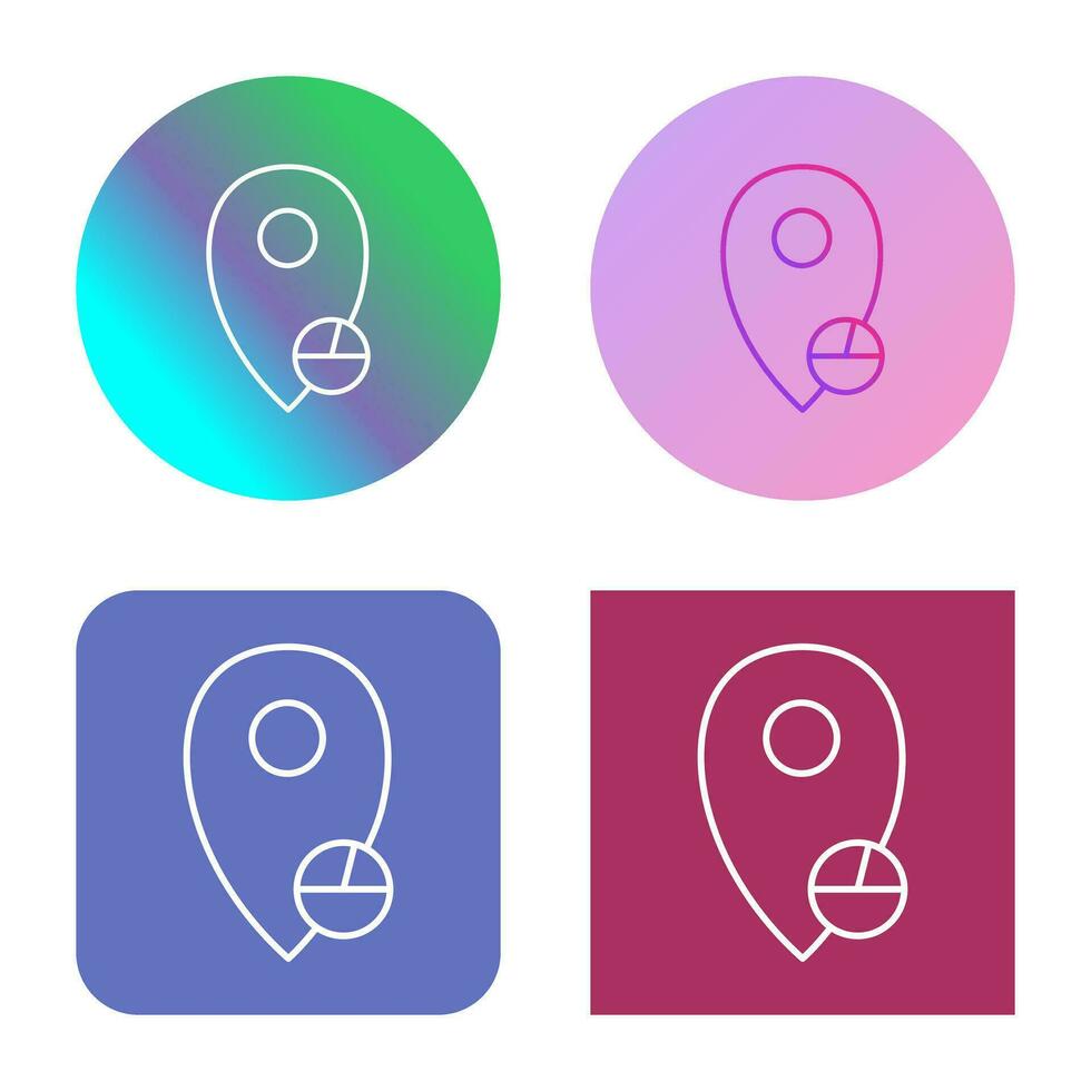 Location Statistics Vector Icon