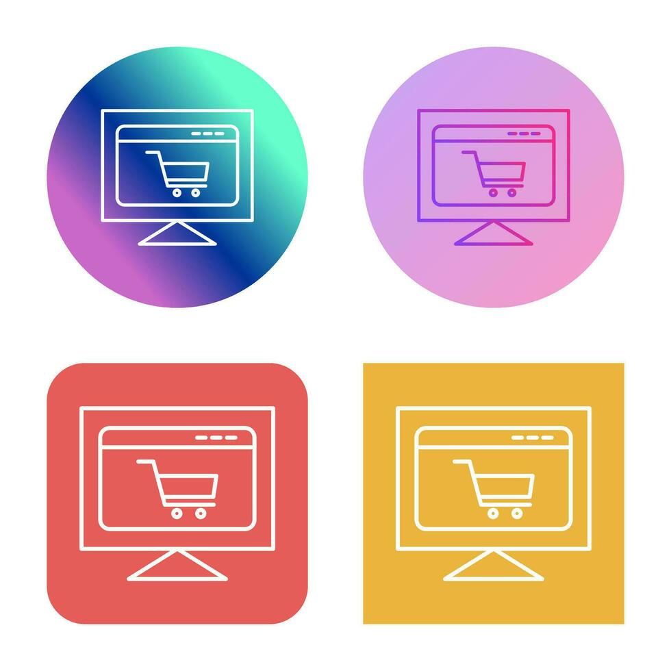 Ecommerce Website Vector Icon