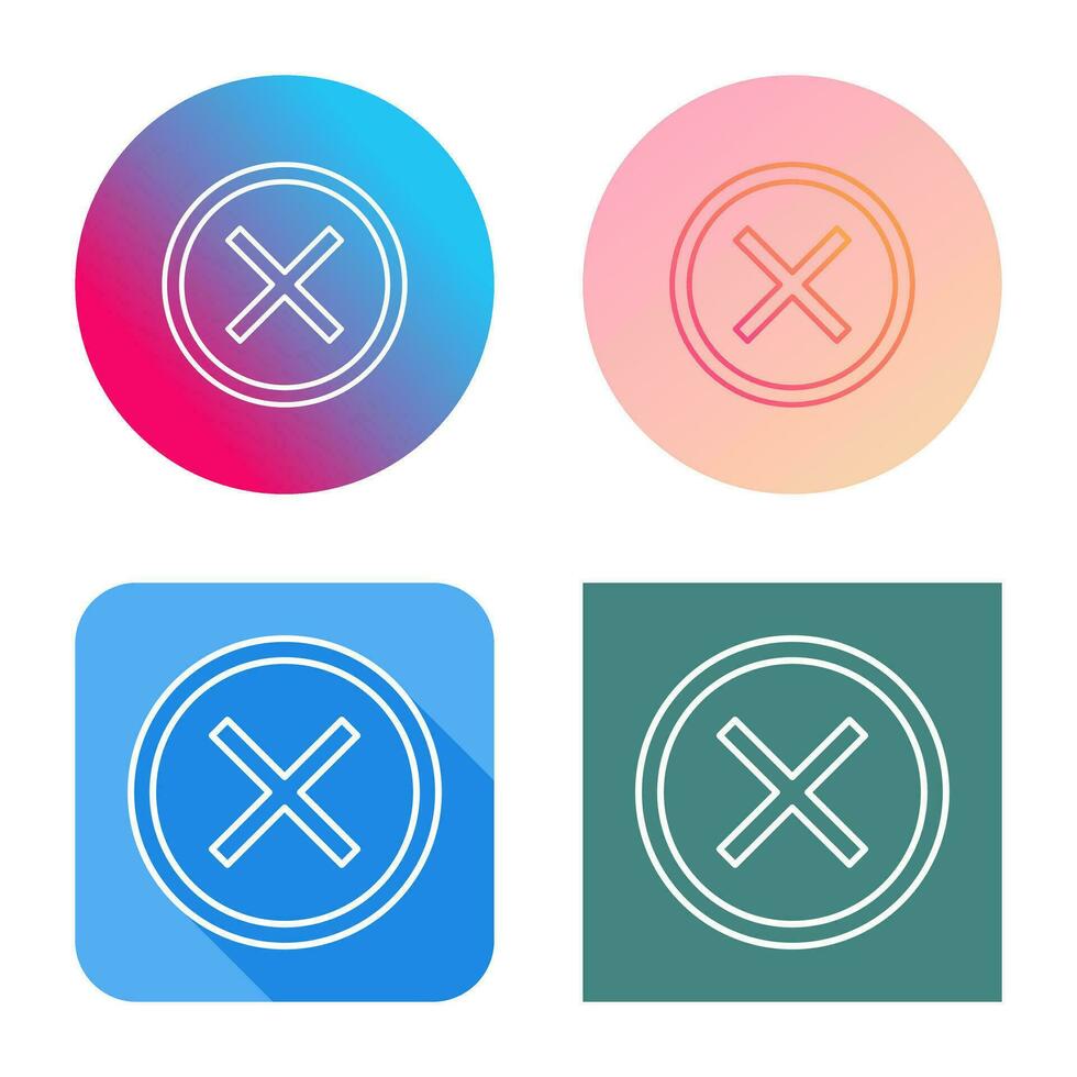 Do Not Cross Vector Icon