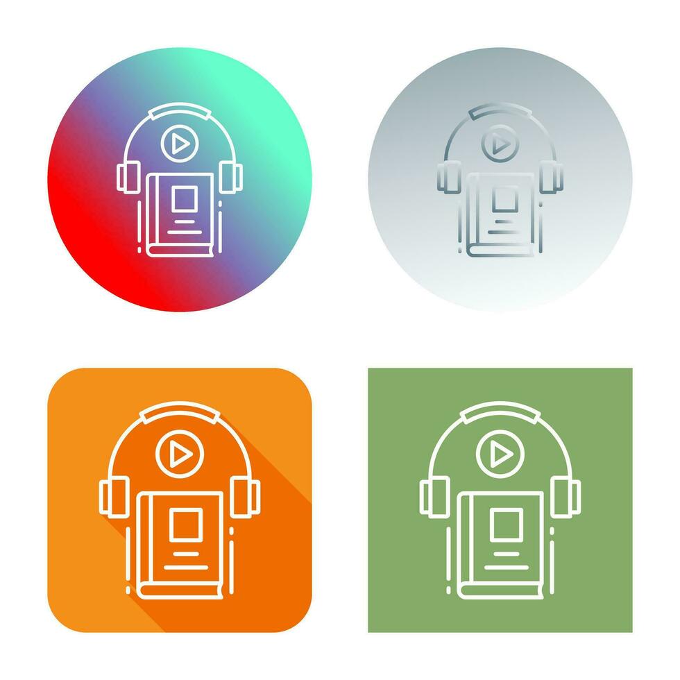 Audio Book Vector Icon