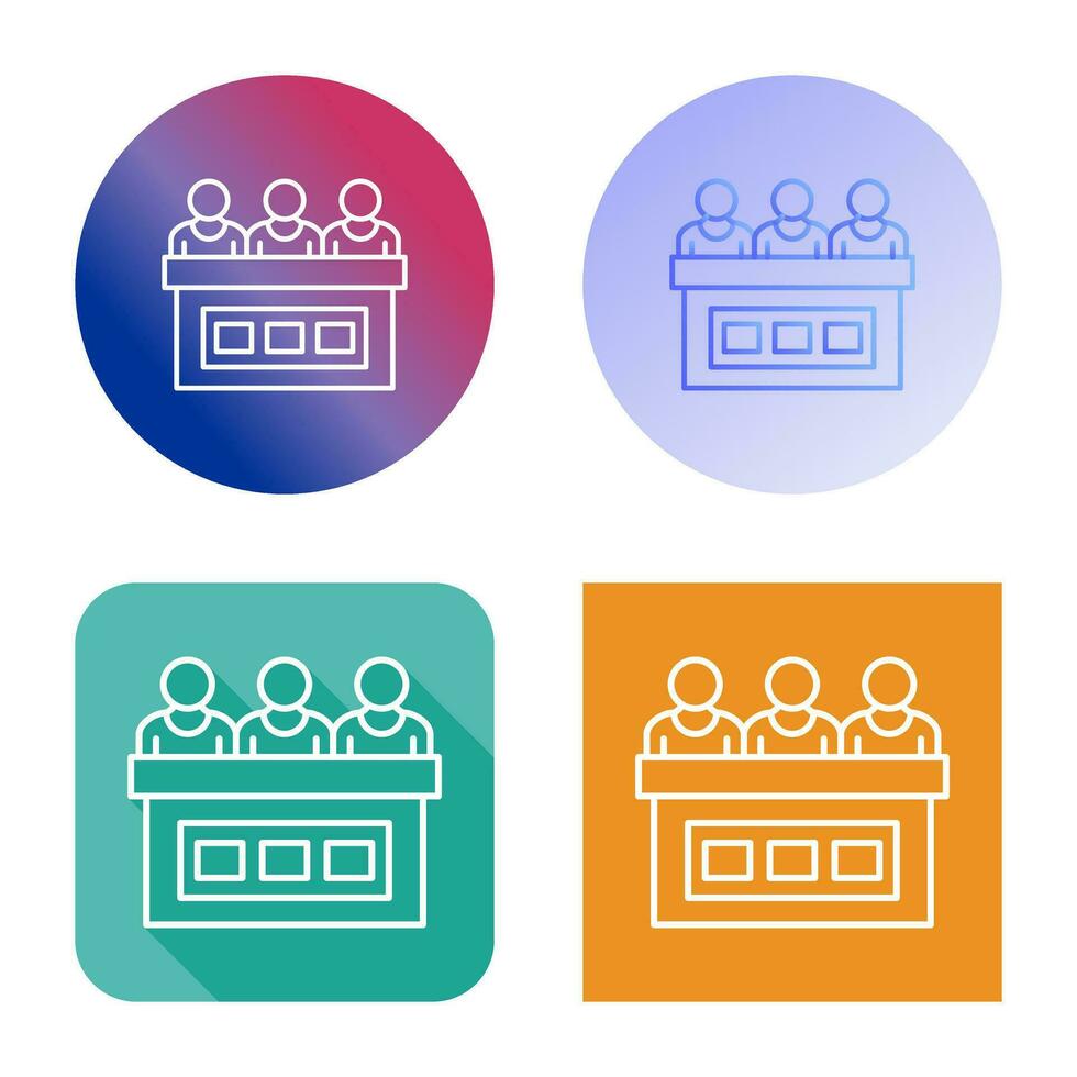 Jury Vector Icon