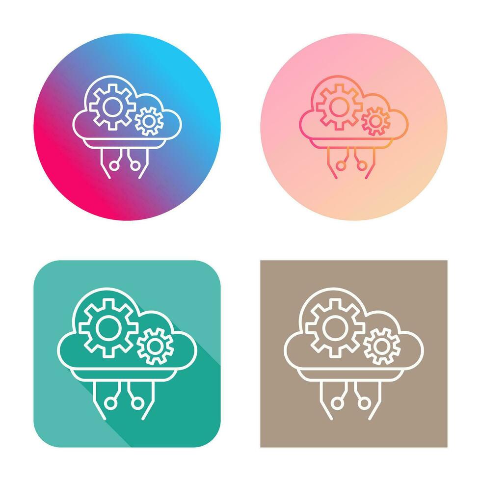 Cloud Computing Vector Icon