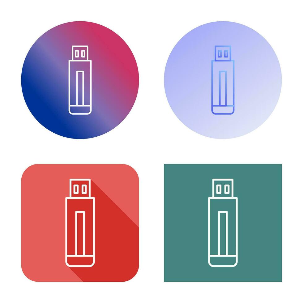 USB Drive Vector Icon