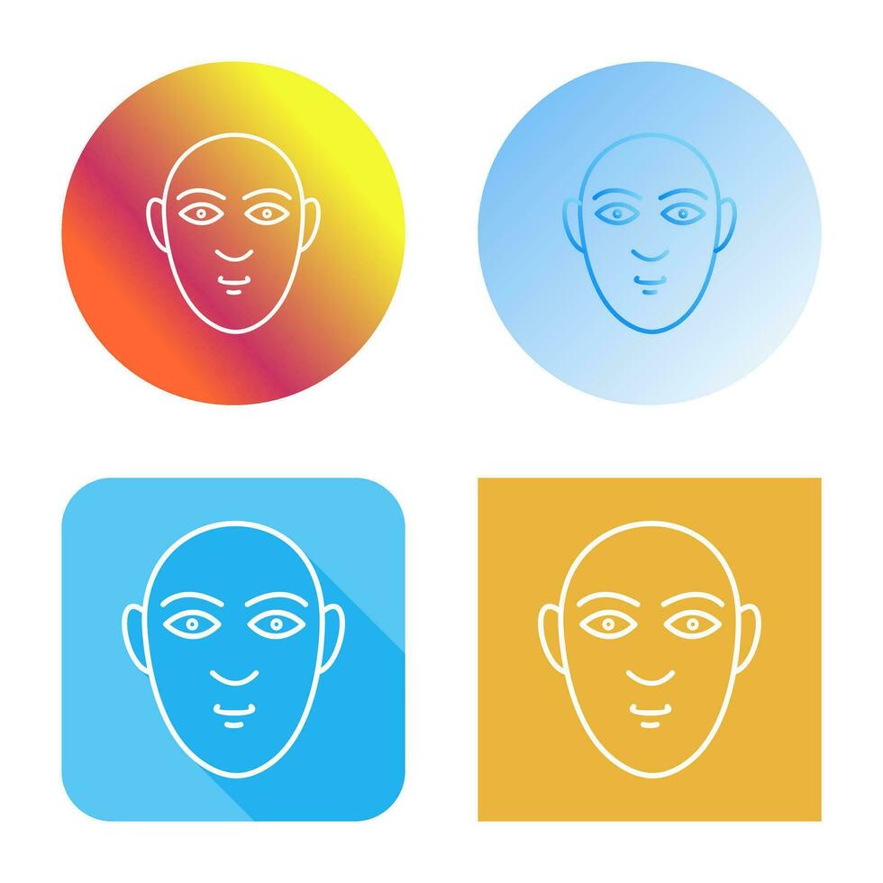 Human Face Vector Icon