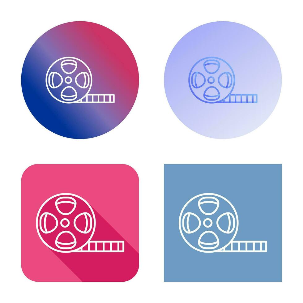 Film Reel Vector Icon