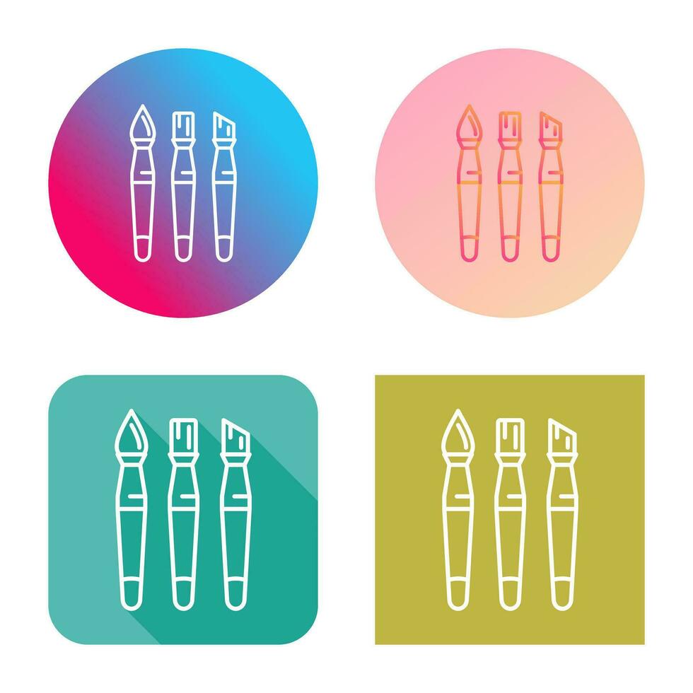 Brushes Vector Icon