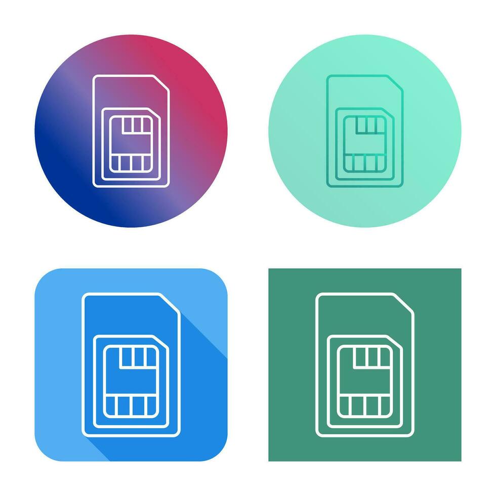 Sim Card Vector Icon