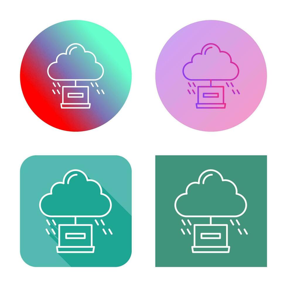 Cloud Computing Vector Icon