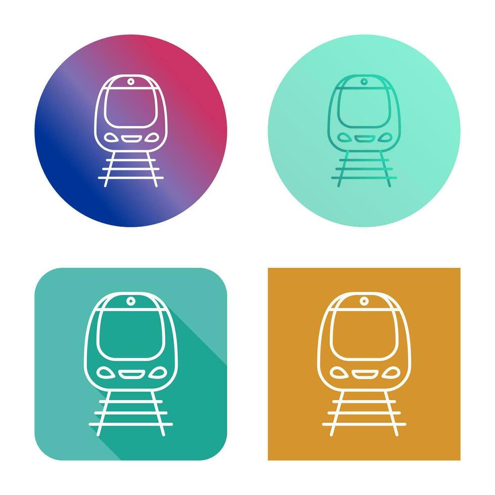 icono de vector de tren