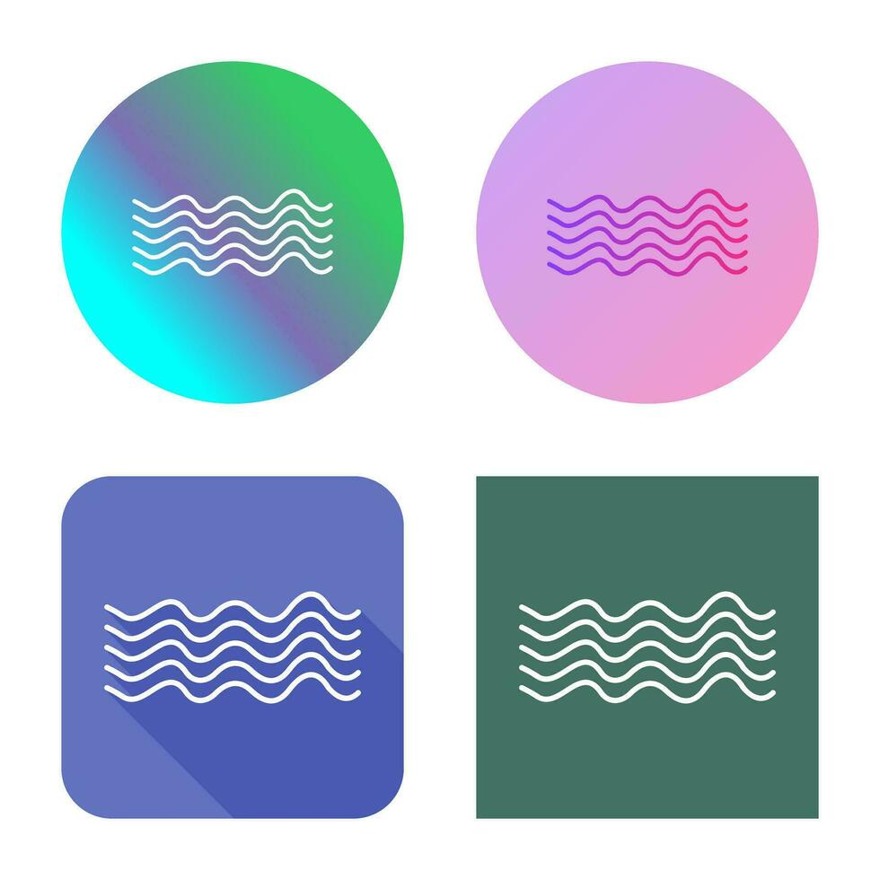 Magnetic Waves Vector Icon