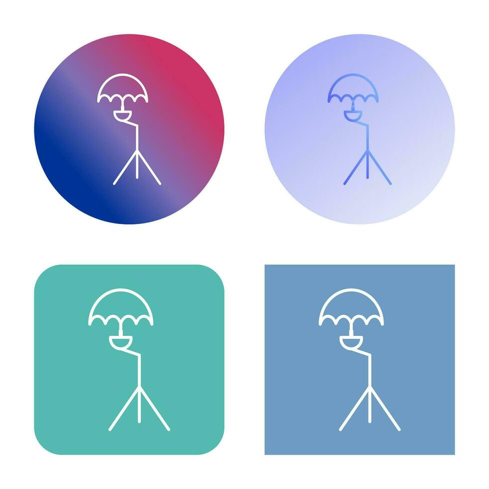 Unique Umbrella Stand Vector Icon