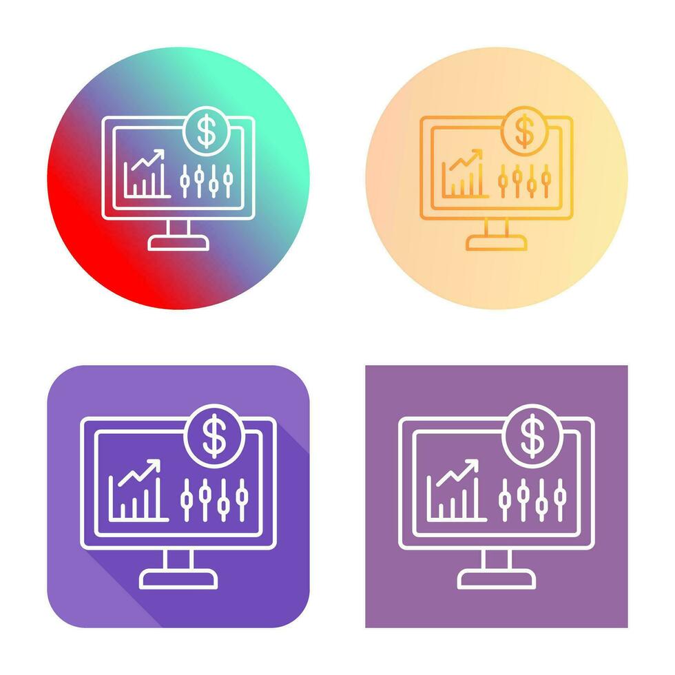 Stock Market Vector Icon