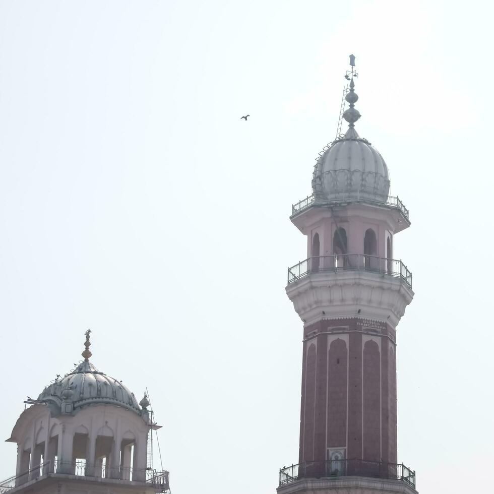 View of details of architecture inside Golden Temple - Harmandir Sahib in Amritsar, Punjab, India, Famous indian sikh landmark, Golden Temple, the main sanctuary of Sikhs in Amritsar, India photo