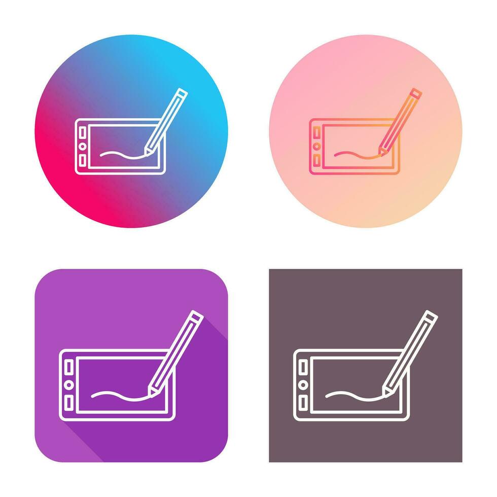 Drawing Tablet Vector Icon