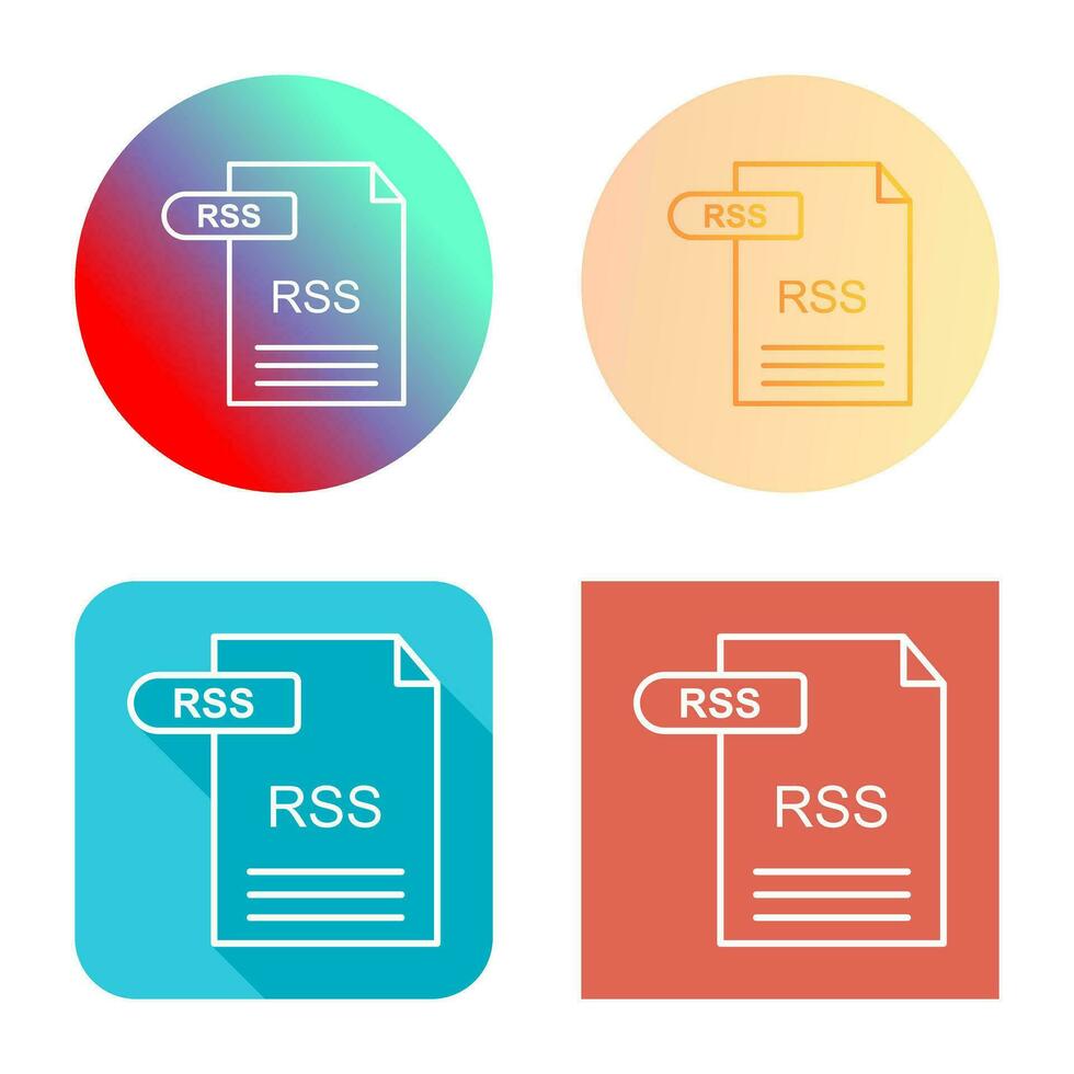 icono de vector de rss