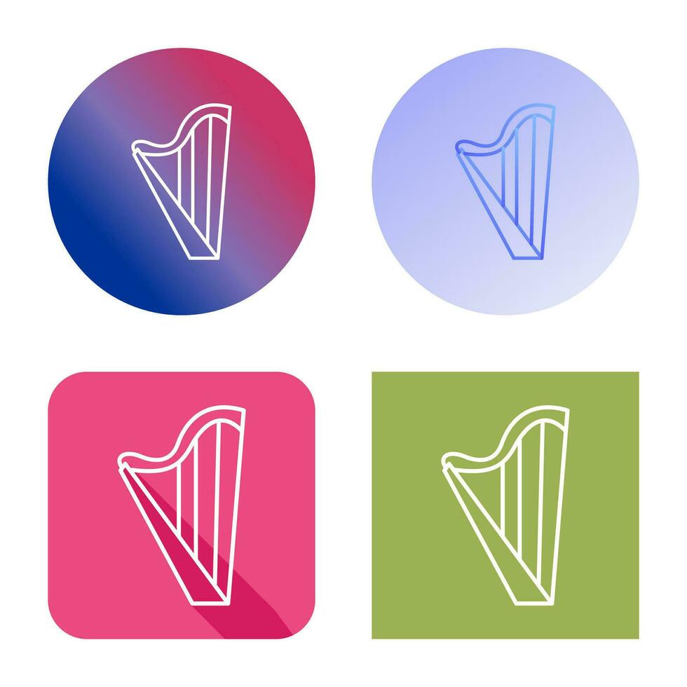 Harp Vector Icon