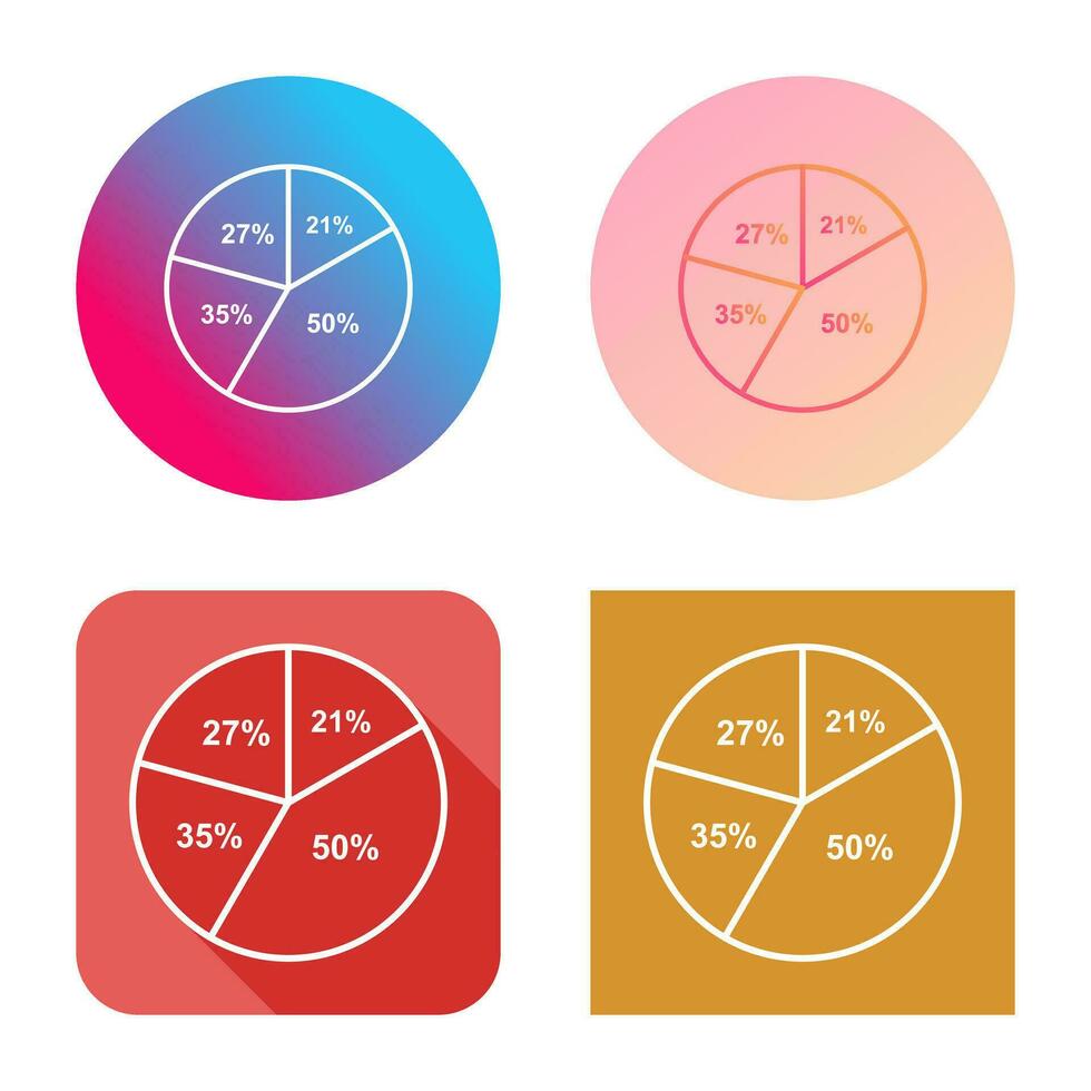 Pie Chart Vector Icon