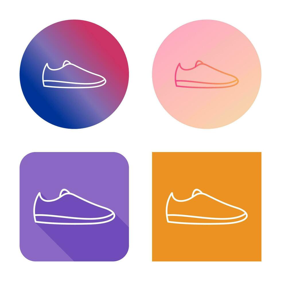 icono de vector de zapatos casuales