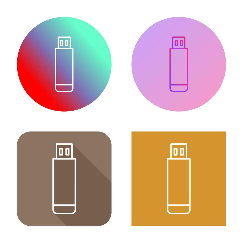 USB Drive Vector Icon