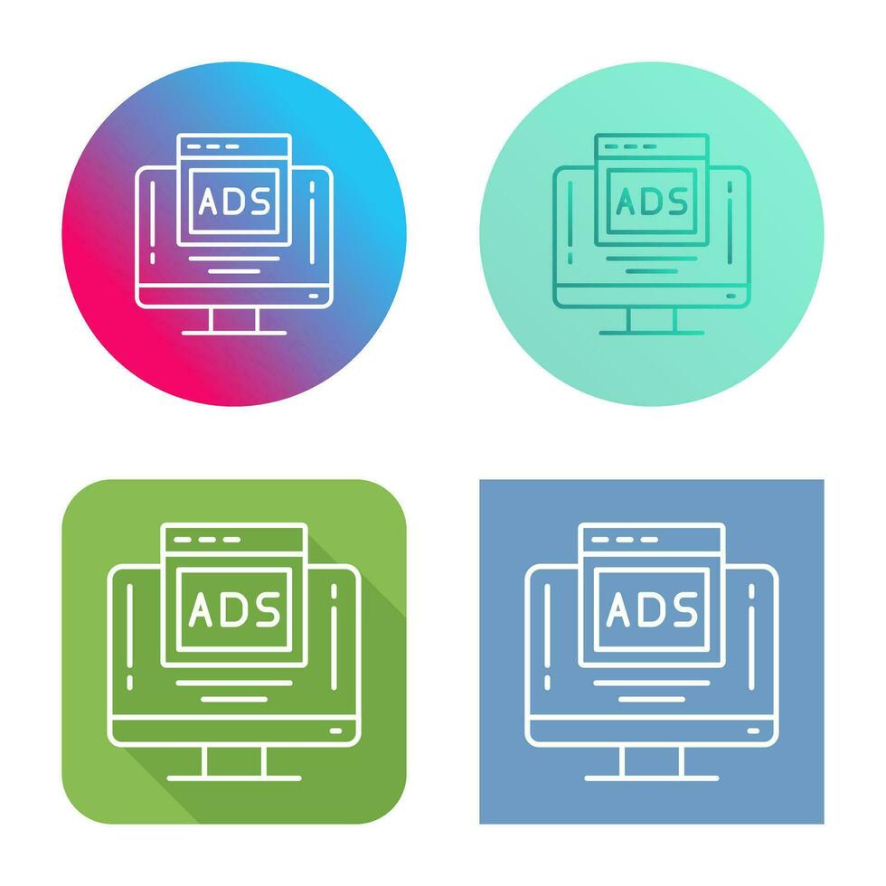 Digital Advertising Vector Icon