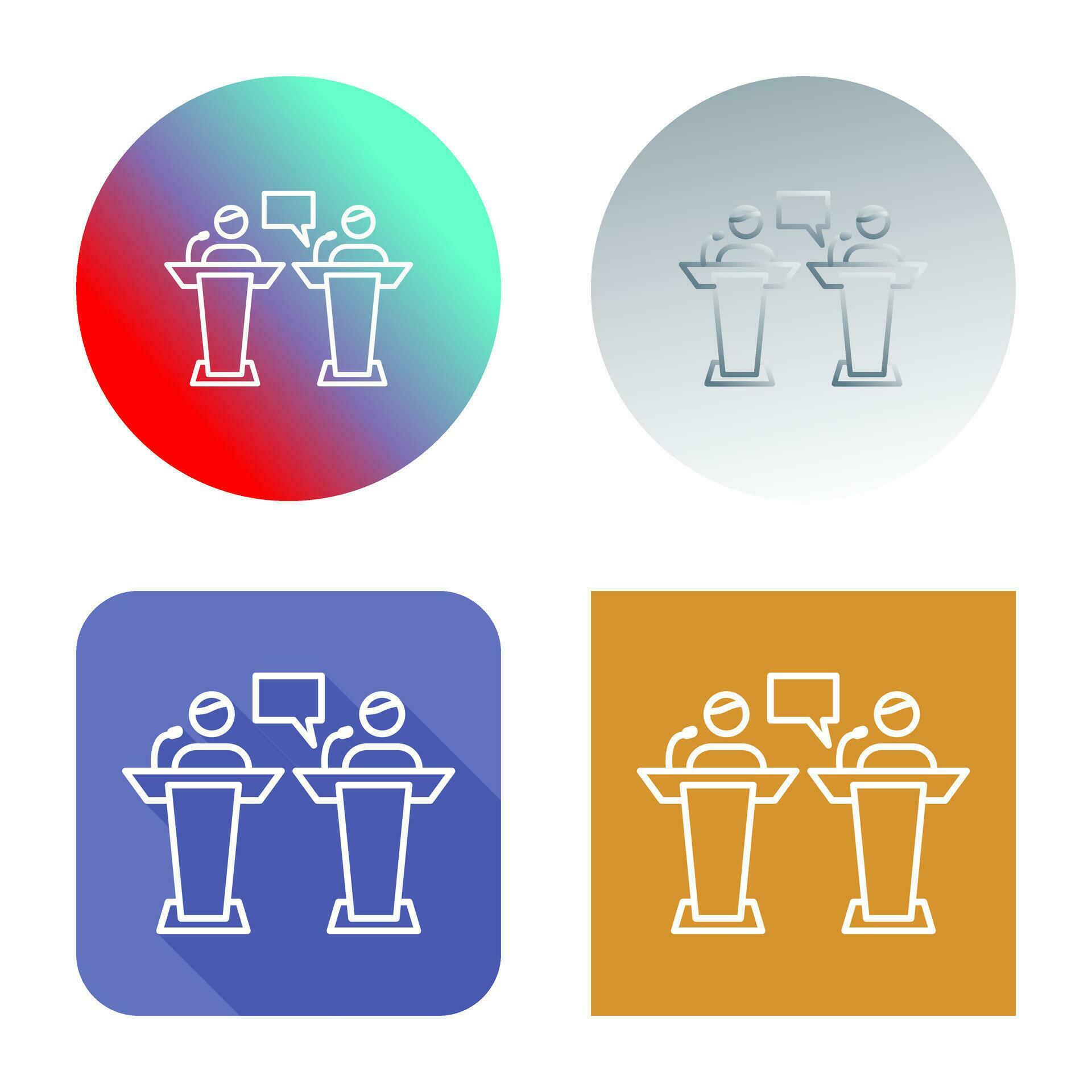 Debate Vector Icon 25890861 Vector Art at Vecteezy