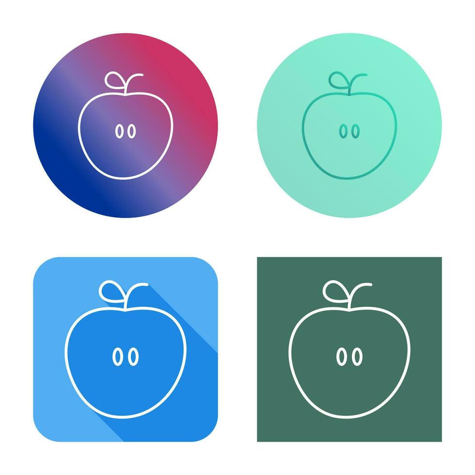 icono de vector de manzanas