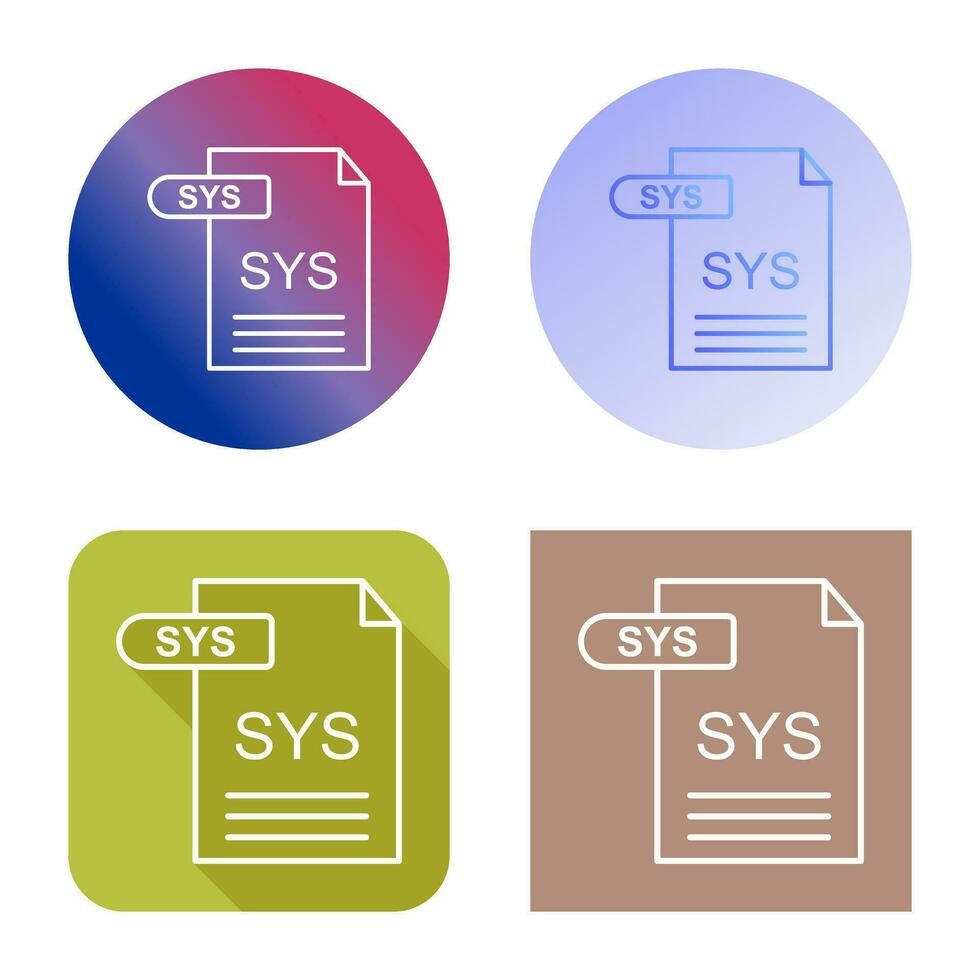 SYS Vector Icon