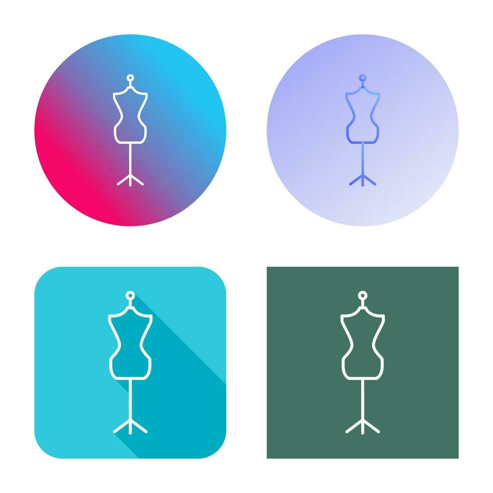 Dress Holder Vector Icon