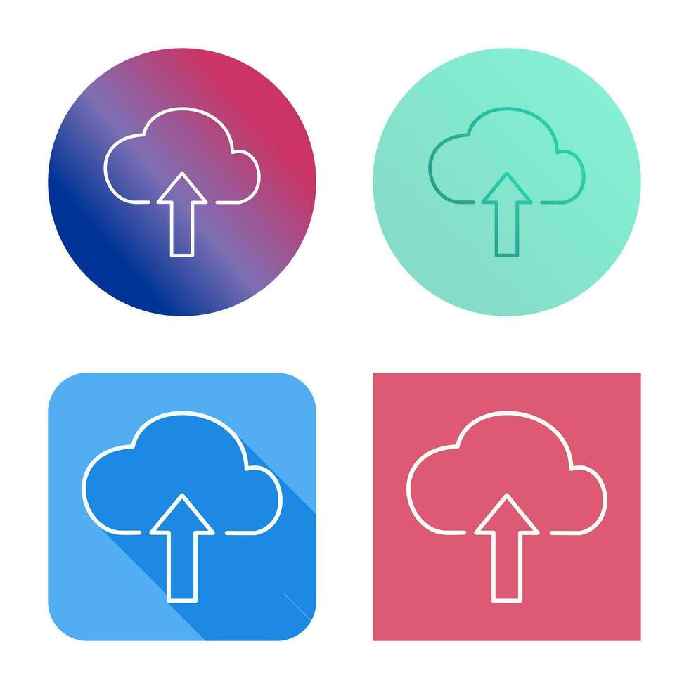 Upload to Cloud Vector Icon