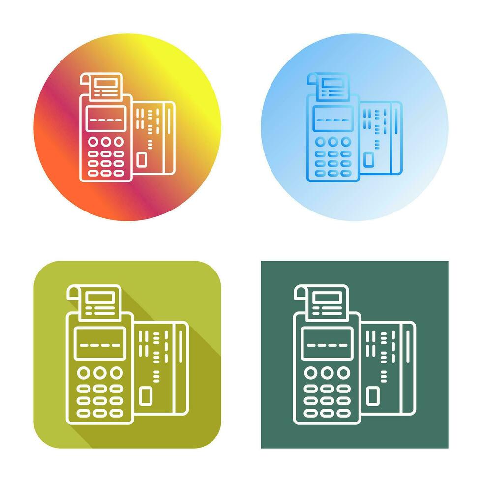 Pos Terminal Vector Icon