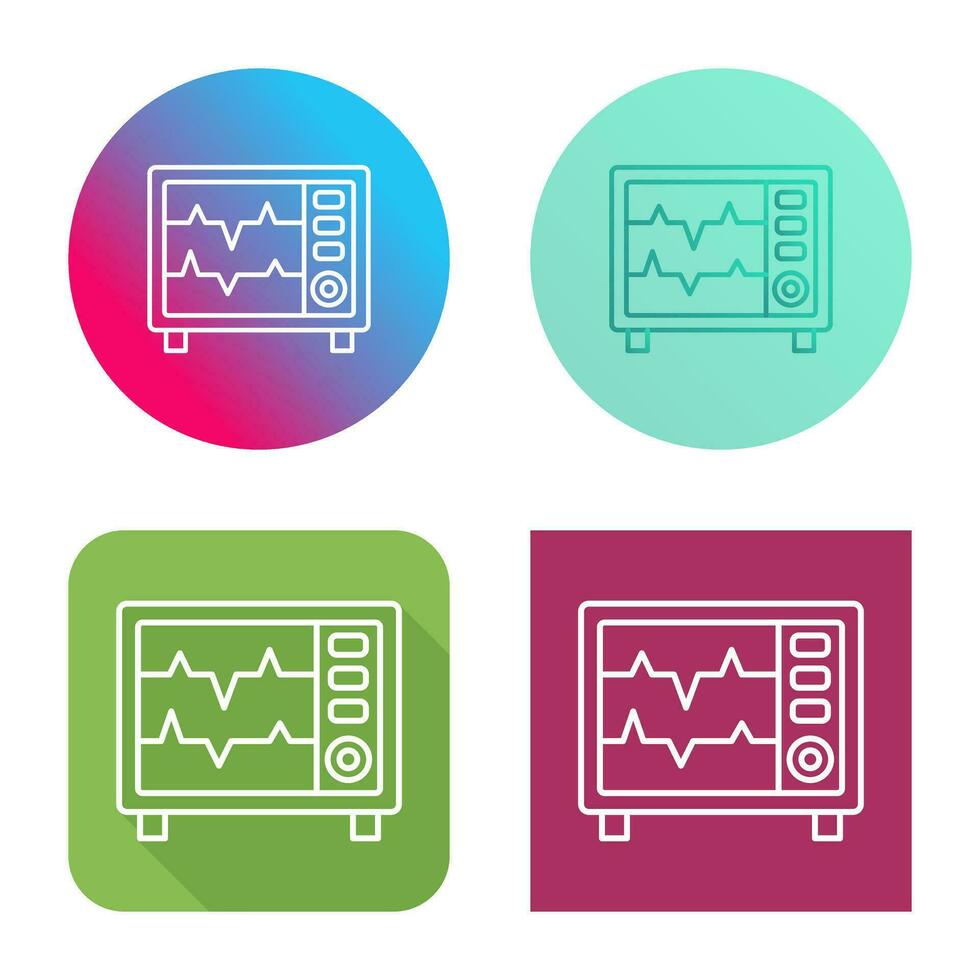 Heart Rate Monitor Vector Icon