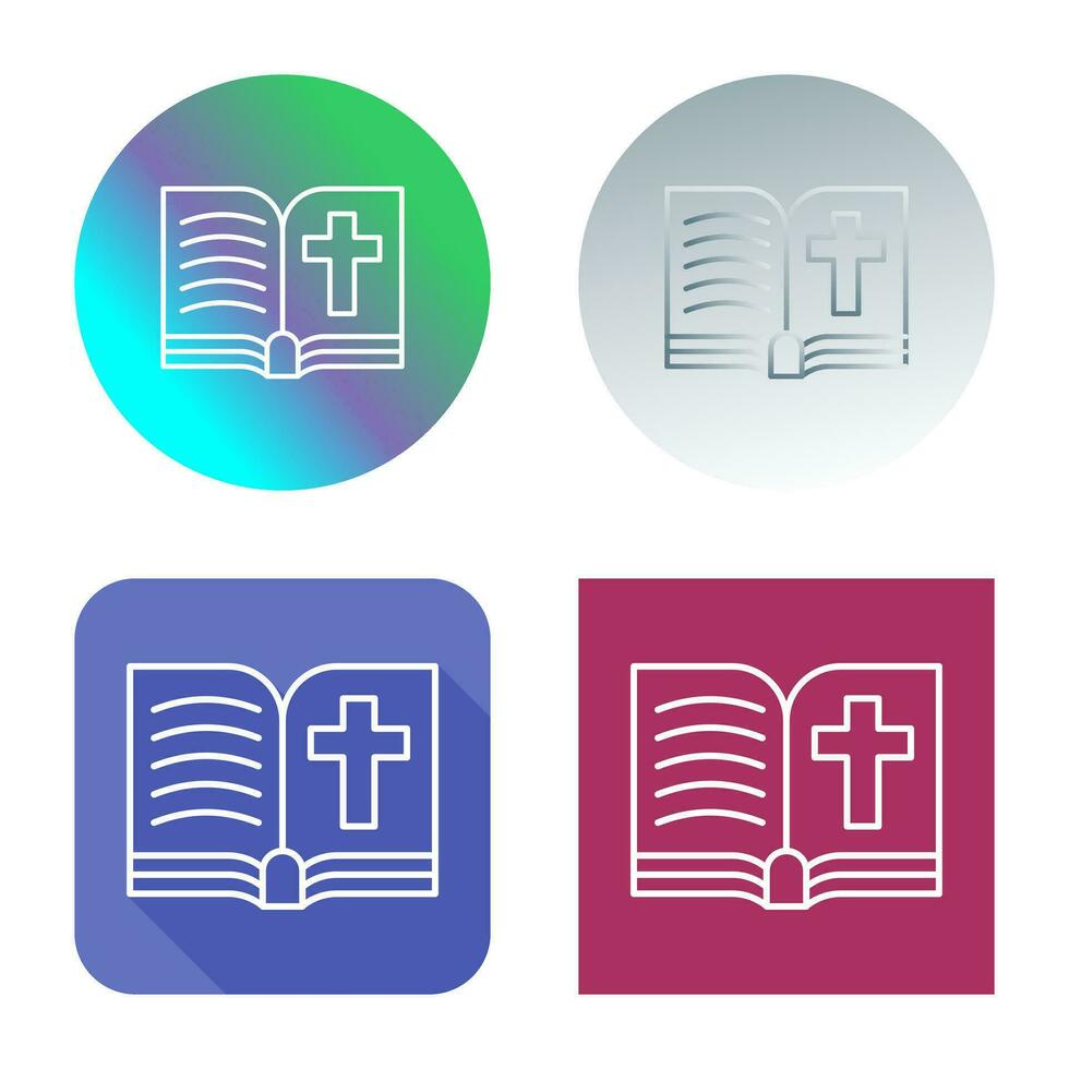 icono de vector de biblia