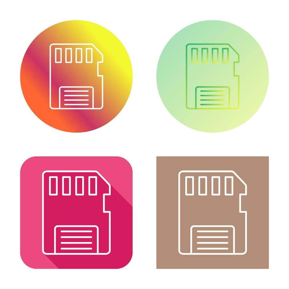 Memory Card Vector Icon